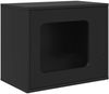 vidaXL Katzenhaus Schwarz 51 x 30 x 42,5 cm Holzwerkstoff 8000645 Bild 2