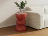 Vente-unique - TOQO Gartensitzgruppe Metall Rot - B 35 cm x H 50 cm x L 35 cm Bild 3