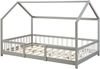 Hausbett Sisimiut 120x200 cm Hellgrau / Weiß [en. casa] Bild 2