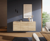 Sideboard Cuor 150 cm Keramik Laminam® Sabbia Eichefarbig 3 Türen Schwebend Bild 2