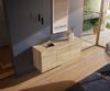 Sideboard Cuor 150 cm Keramik Laminam® Sabbia Eichefarbig 3 Türen Schwebend Bild 4