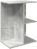 vidaXL Nachttische 2 Stk. Betongrau 46,5x29x61 cm Holzwerkstoff 858657 Bild 4