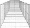 vidaXL Outdoor-Hundezwinger Verzinkter Stahl 26,62 m² 3082291 Bild 3