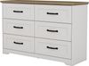 OTTO home Schubkastenkommode Emmilia Sideboard Schubladenschrank Wäscheschrank im Landhaus Design (Scandi Design mit 6 Schubladen für viel Stauraum im Schlafzimmer), Schrankkommode in hochwertiger Qualität Bild 4