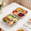 Agger Lunchbox Snackbox mit Fächern Edelstahl, Wiederverwendbare Snackdose für Kinder Bild 3
