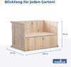 osoltus Lounge Gartenbank Sylt Shabby Design Pinie 138cm Bild 3