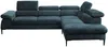 Ecksofa mit Schlaffunktion SEPINA von PASCAL MORABITO - Stoff - Blaugrün - Ecke rechts Bild 4