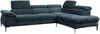 Ecksofa mit Schlaffunktion SEPINA von PASCAL MORABITO - Stoff - Blaugrün - Ecke rechts Bild 3