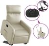vidaXL Relaxsessel mit Aufstehhilfe Creme Kunstleder 3206750 Bild 5