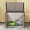 vidaXL Gartenlagerbox Braun 151,5 x 82 x 110,5 cm Stahl 42011284 Bild 4