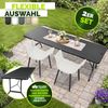 tillvex® Gartenstuhl 2er Set Wetterfest mit Armlehne | Outdoor Stühle bis 120kg belastbar | Gartenstühle UV-beständig | Terrassenstuhl Gartenmöbel Terrasse Balkon Outdoor Garten Bild 3
