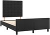 Bettgestell mit Kopfteil Kunstleder Schwarz 120x200 cm [3125561] Bild 4