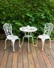 Gartenstuhl 2er Set TRIORA Metall Weiß Bild 3