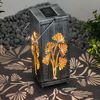 LED Solarleuchte, Laterne, silber-antik, H 26,8 cm Bild 5