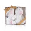 Cangaroo Babydecke 90 x 75 cm mit Plüschtier kuschelige Babydecke Krabbeldecke rosa Bild 2