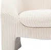 Vente-unique - OSSANA Sessel SamtStoff Beige - B 74 cm x H 74 cm x L 83 cm Bild 5