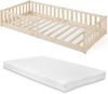 Bodenbett Tanna mit Matratze 90x200 cm Natur [en. casa] Bild 5