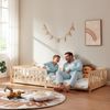 Bodenbett Tanna mit Matratze 90x200 cm Natur [en. casa] Bild 4