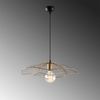 Vente-unique - ATHERIA Hängelampe Kronleuchter und Deckenlampe Metall Gold - B 50 cm x H 18 cm x L 50 cm Bild 5