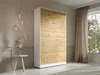 Vente-unique - RAPILI Bett Holz, Platte BeigeWeiß - B 50 cm239,2 cm x H 225,2 cm x L 139 cm Bild 3