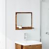 vidaXL Badspiegel mit Ablage Altholz-Optik 40x11x37 cm Holzwerkstoff 856187 Bild 3