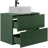 Vente-unique - ZEVINI Bathroom furniture set Holz, Platte Grün - B 47 cm x H 60 cm x L 80 cm Bild 3