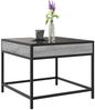 vidaXL Couchtisch mit Infinity-LED Grau Sonoma 50x50x41 cm 847680 Bild 5