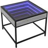 vidaXL Couchtisch mit Infinity-LED Grau Sonoma 50x50x41 cm 847680 Bild 3