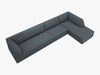 Micadoni Ecksofa Ruby 5-Sitzer Rechts Kord Scala Blau Bild 4