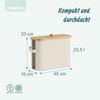Relaxdays Toilettenpapier Aufbewahrung 12 Rollen Bild 4