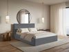 Selsey 'Softie Slim' Polsterbett 180×200 mit Bettkasten und Lattenrost, Chenille, graphit Bild 3