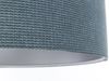 BPS Koncept 0E0-167-40 Hängeleuchte GLAMOUR Velourss strukturiert auf PVC-Basis himmelblau, silber 1xE27 60W H:102 Ø40cm dimmbar Bild 5
