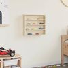 vidaXL Wanddisplay-Case mit Regal Beige 40 x 8,5 x 37 cm Holzwerkstoff 42015615 Bild 4