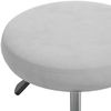 vidaXL Massagehocker Samt Hellgrau 3085738 Bild 5