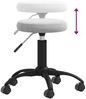 vidaXL Massagehocker Samt Hellgrau 3085738 Bild 4