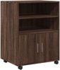 vidaXL Rollschrank Braun Eichen-Optik 60x48x81 cm Holzwerkstoff 853170 Bild 2