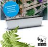 BigDean 6er Set Zink Paletten Blumenkästen - Einsatz 38cm groß Silber - aus Metall verzinkt - Zinkkasten Pflanzkasten Balkonkasten Blumentopf für Europaletten Bild 3