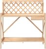 vidaXL Pflanztisch mit Rankgitter Massivholz Tanne 368428 Bild 5