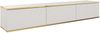 AX LIVING Wohnzimmer Lowboard Orkis MDF 175 cm Modern in Weiß Bild 2