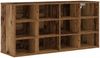 vidaXL Schuhschrank mit Regal Altholz 103 x 30 x 51 cm Holzwerkstoff 875209 Bild 2