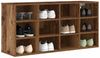 vidaXL Schuhschrank mit Regal Altholz 103 x 30 x 51 cm Holzwerkstoff 875209 Bild 3