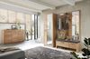 Garderobenschrank >Nature One< 2 Türen, 5 Böden, soft-close, Kernbuche teilmassiv - 74x201x40cm B/H/T Bild 5