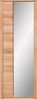 Garderobenschrank >Nature One< 2 Türen, 5 Böden, soft-close, Kernbuche teilmassiv - 74x201x40cm B/H/T Bild 3