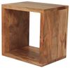 Wandregal Gita 40x40x30 aus Mango-Massivholz Bild 3