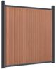 vidaXL Zaunelement Braun 1564x186 cm WPC 3282806 Bild 4