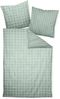 Janine Kissenbezug modernclassic 39025, Mako-Satin aus 100% Baumwolle, (2 Stück), mit Reißverschluss, in Gr. 40x80 oder 80x80 cm, mit Karos und Streifen Bild 3