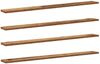 vidaXL Regalbrett 4 pcs Braun 100 x 10 x 1,5 cm Holzwerkstoff 875063 Bild 2
