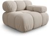 Micadoni Eckmodul Bellis Rechts 3D-Stoff Sonic Helles Beige Bild 2
