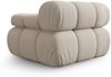Micadoni Eckmodul Bellis Rechts 3D-Stoff Sonic Helles Beige Bild 4