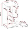 Kleiderschrank Elena 2D (Farbe: Weiß, ohne Schrankaufsatz) Bild 4